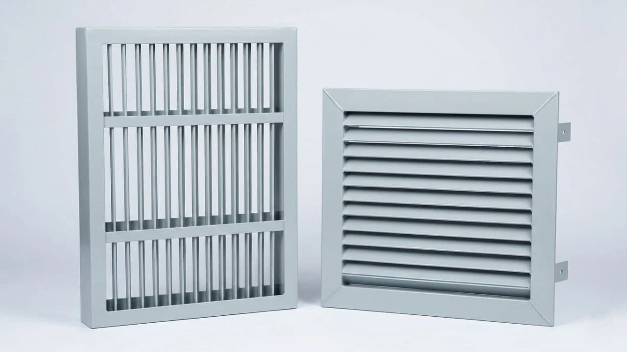 Решетка металлическая (вентиляционная/защитная)